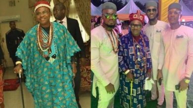 Photo of Meet BBNaija’s Prince Nelson’s Father, King Of Imo Ebie Land In Imo State
